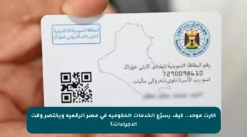 كارت موحد.. كيف يسرّع الخدمات الحكومية في مصر الرقمية ويختصر وقت الإجراءات؟